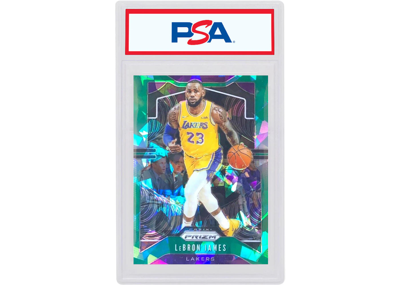 LeBron James 2019 Panini Prizm Green Ice #129 (PSA or BGS Graded)