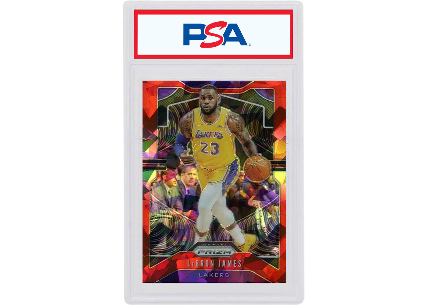 LeBron James 2019 Panini Prizm Red Ice #129 (PSA or BGS Graded)