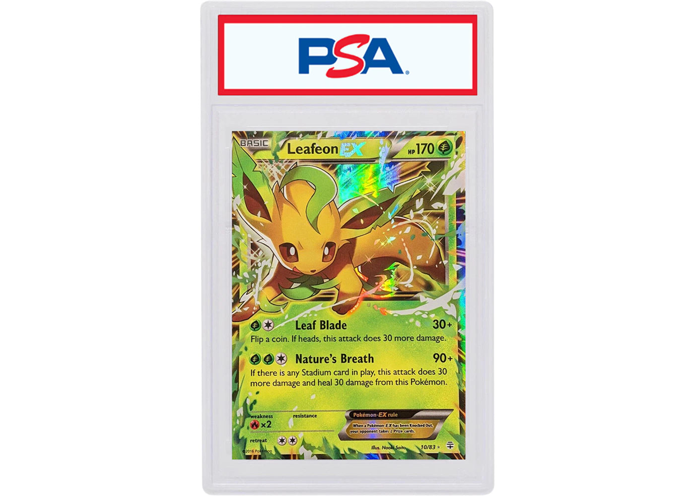 Leafeon 2016 Pokemon TCG Genrations Holo #10 (PSA or BGS Graded)