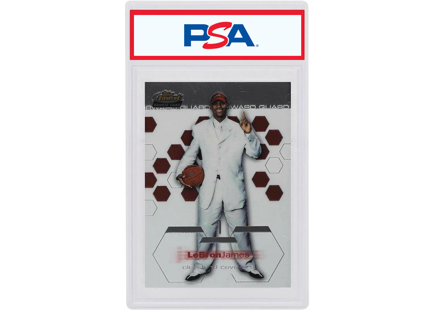 Lebron James 2002-03 Topps Finest Rookie #178 (PSA or BGS Graded)