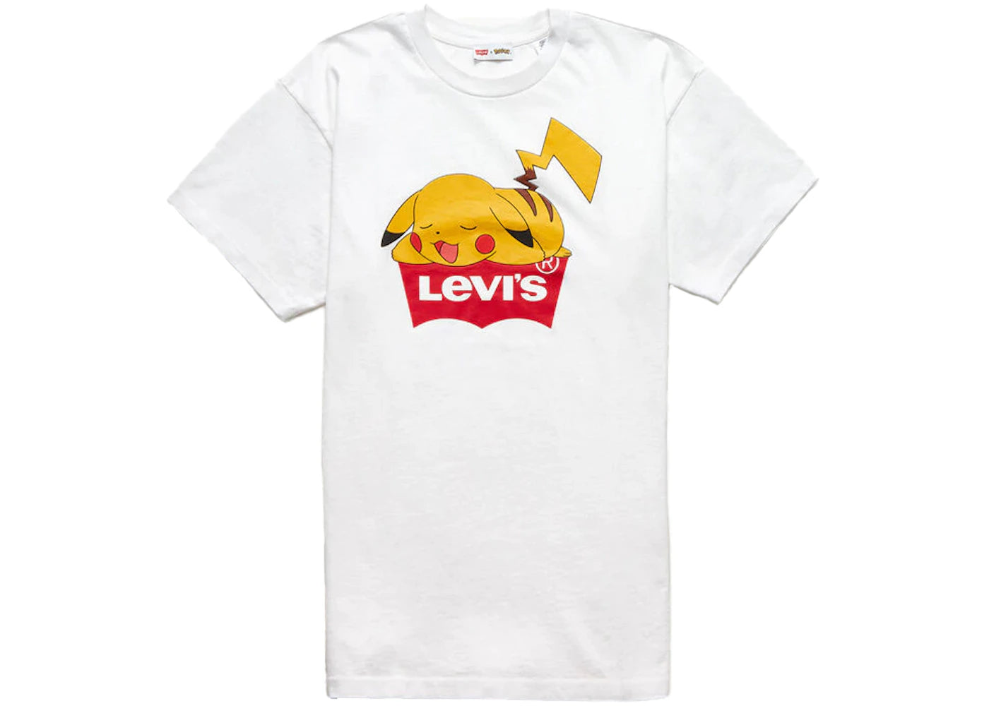 Levis x Pokémon Pikachu Unisex Short Sleeve T-shirt White
