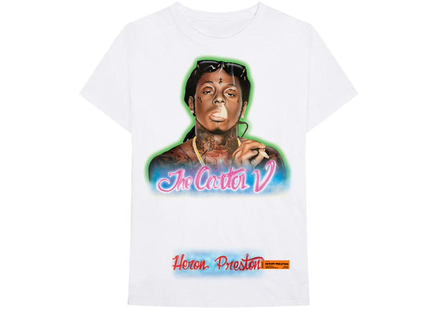 Lil Wayne Heron Preston Tee White