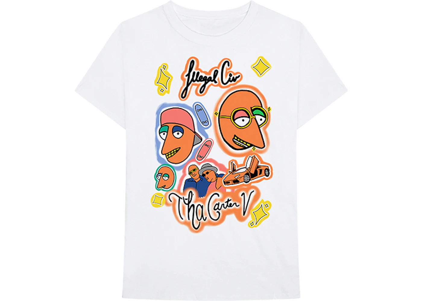 Lil Wayne Illegal Civilization Tee White