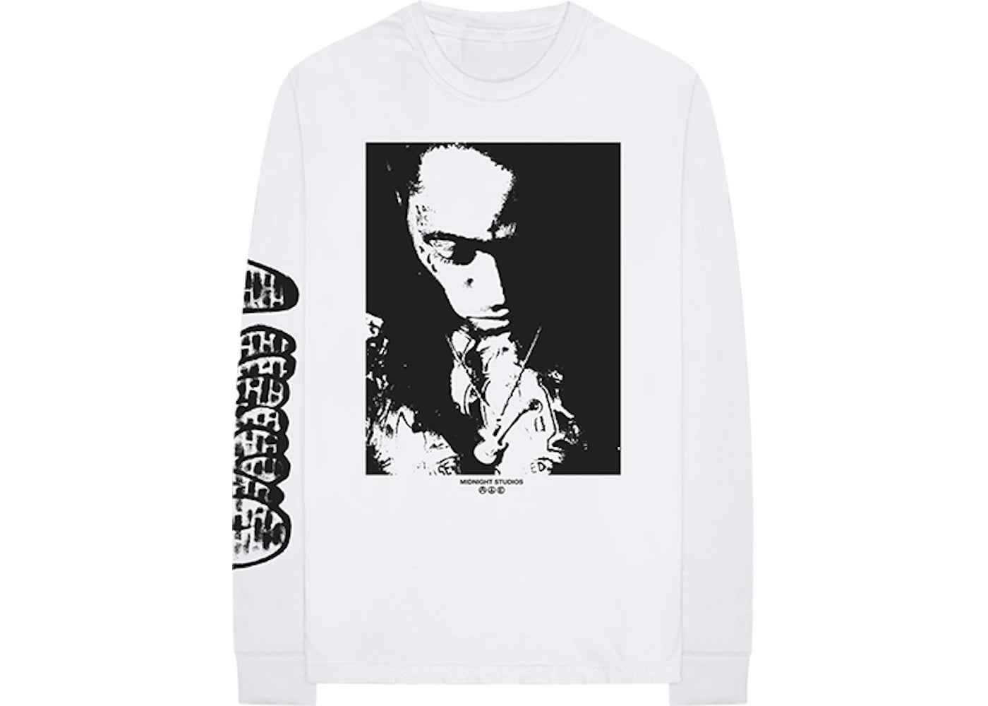 Lil Wayne Midnight Studios L/S Tee White