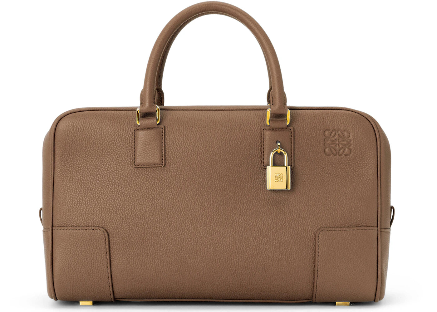 LOEWE Amazona 28 Bag in Soft Grained Calfskin Cacao