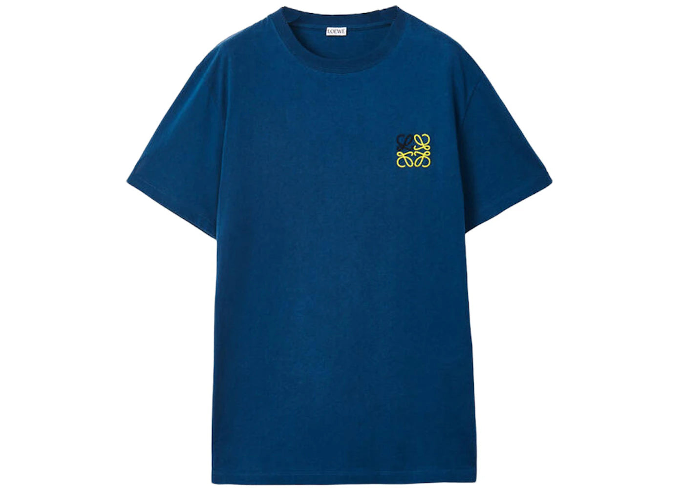 LOEWE Anagram Embroidered T-shirt Petroleum