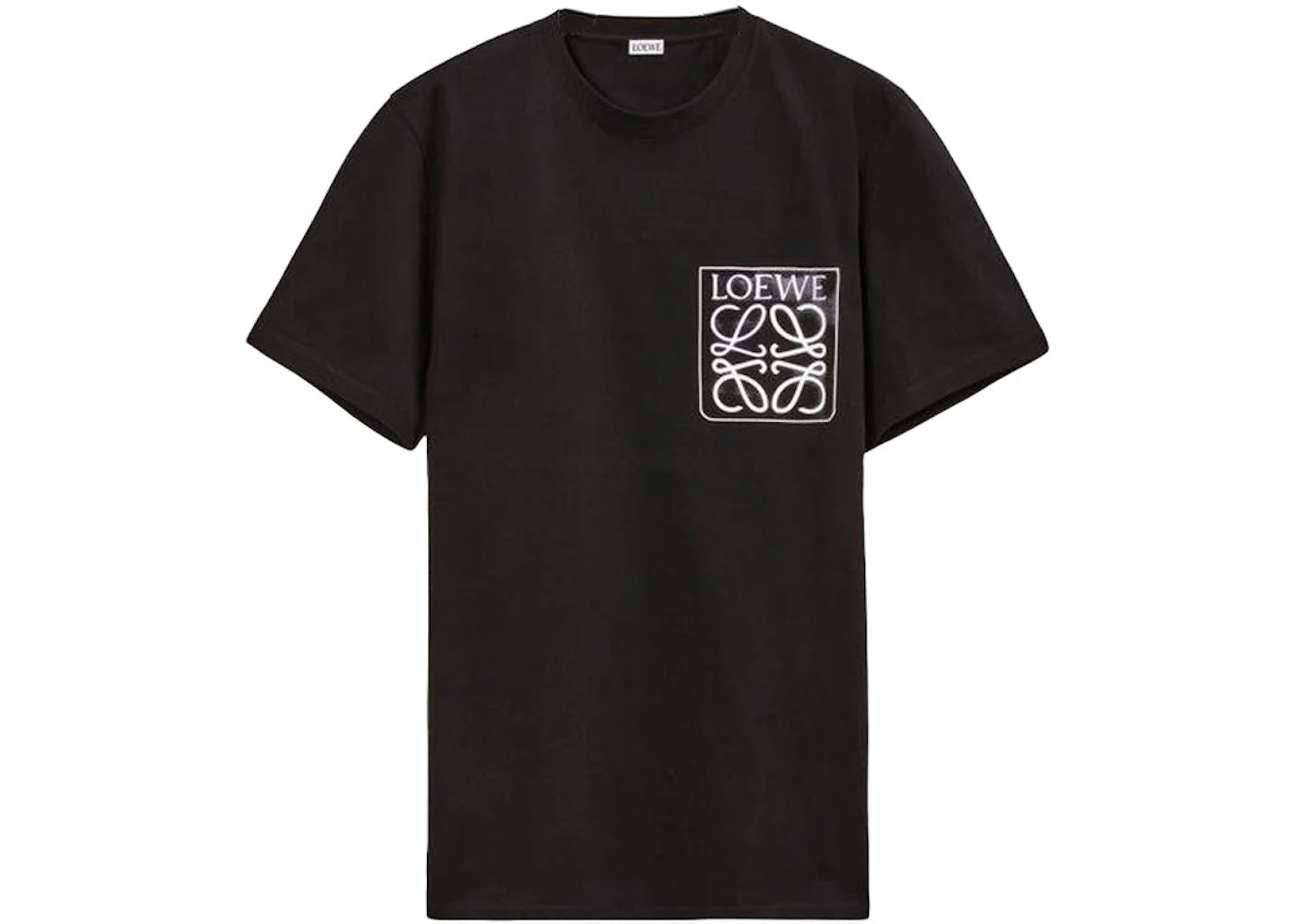 LOEWE Anagram Fake Pocket T-shirt Black/White