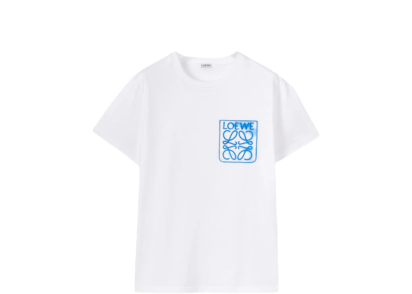 LOEWE Anagram Fake Pocket T-shirt White/Blue