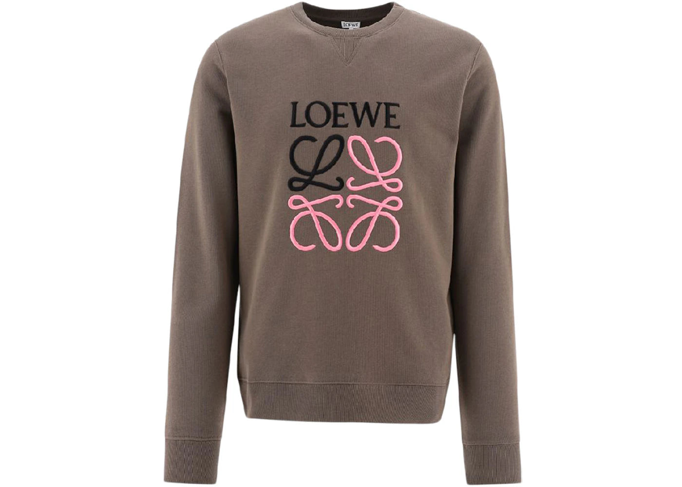 LOEWE Anagram Sweatshirt Warm Grey/Black/Pink