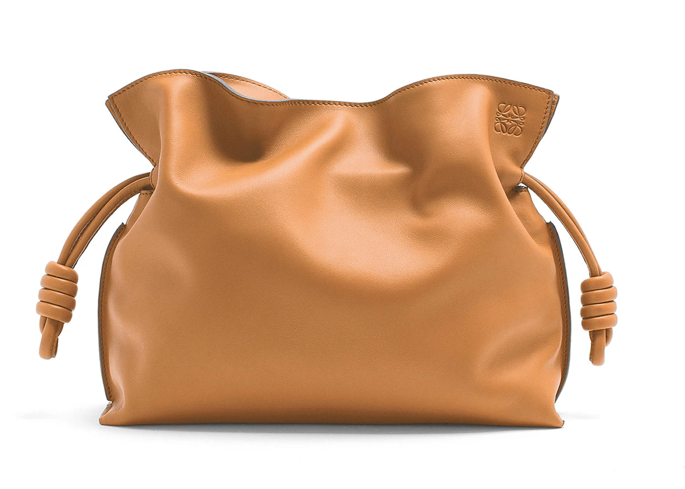 LOEWE Flamenco Clutch in Nappa Calfskin Warm Desert