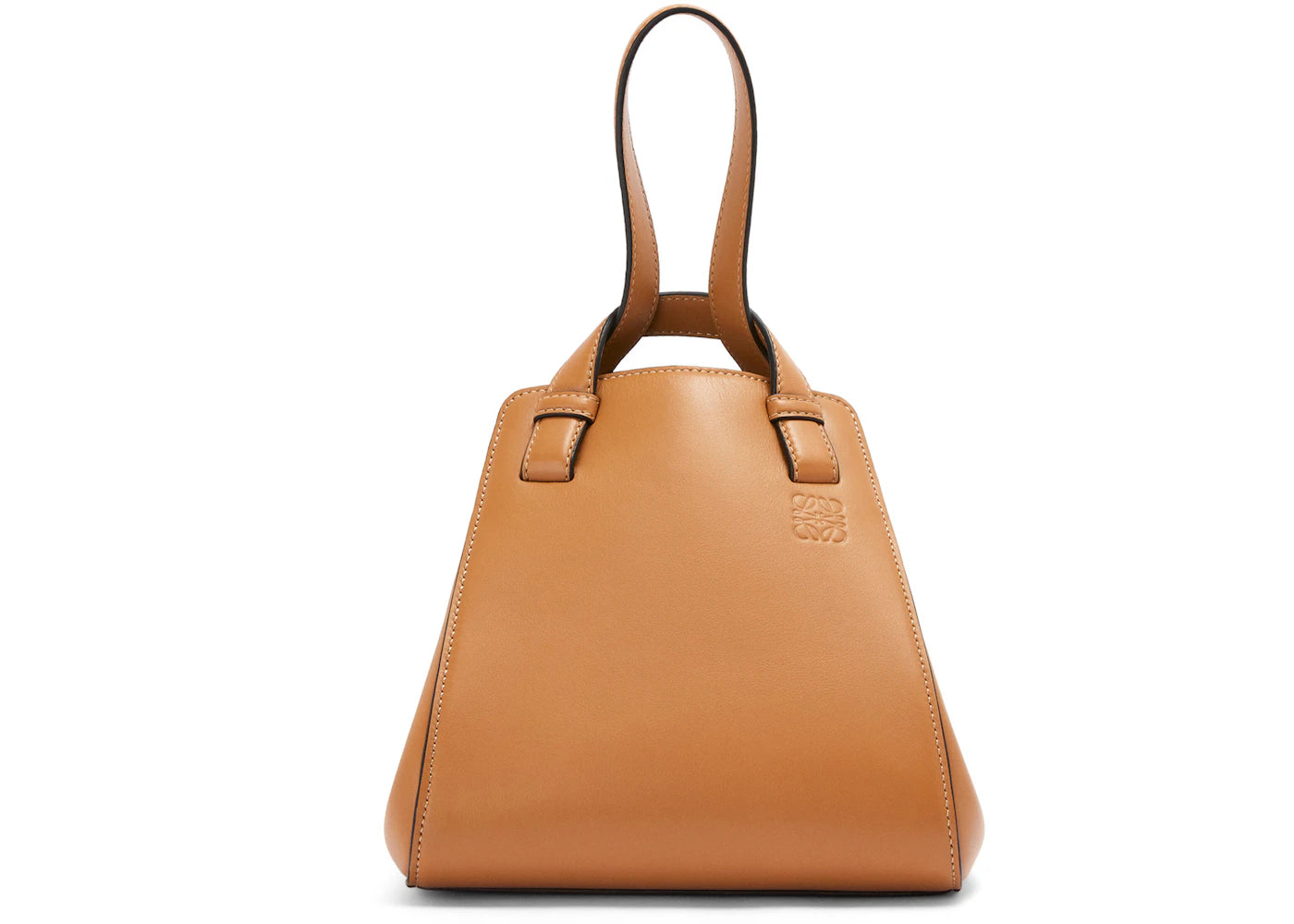 LOEWE Hammock Nugget Bag in Nappa Calfskin Warm Desert