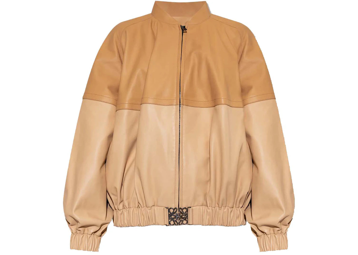 LOEWE Nappa Bomber Jacket Beige/Sand