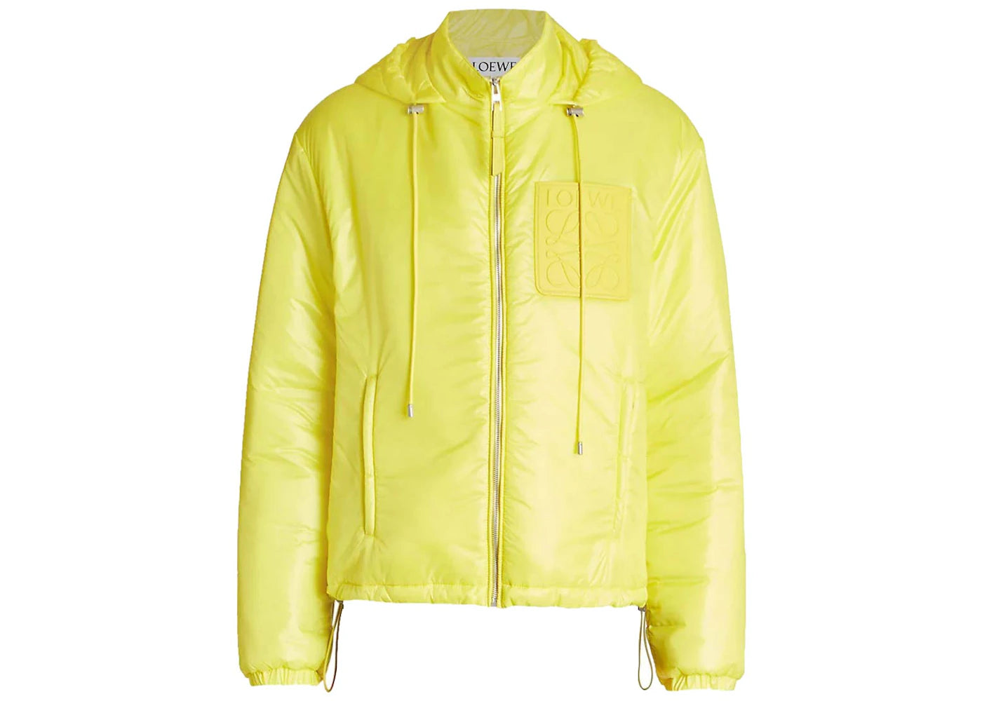 LOEWE Puffer Anagram Polyester Parka Yellow