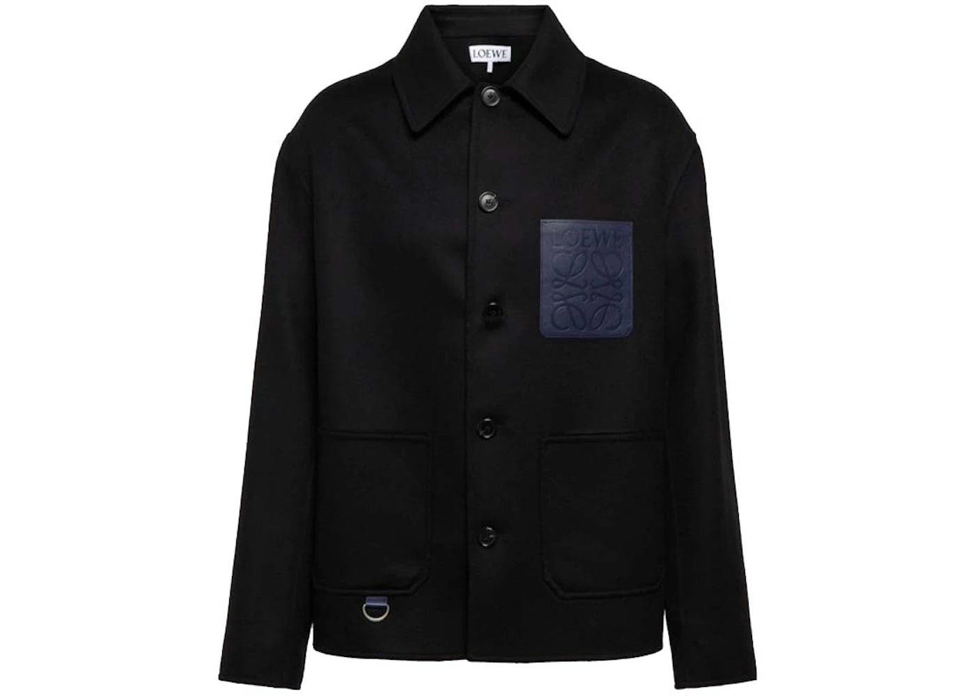 LOEWE Workwear Wool And Cashmere Jacket Black