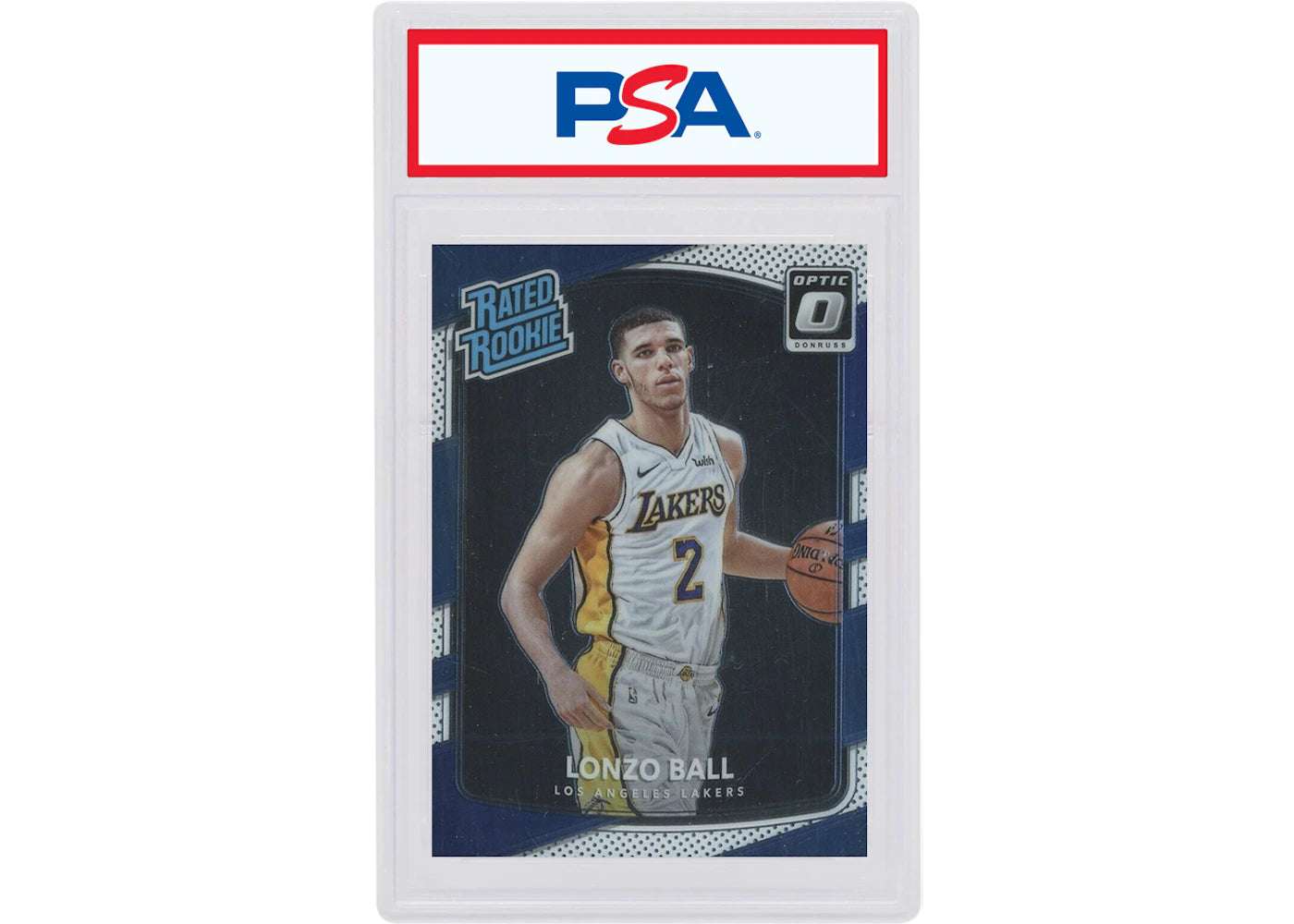 Lonzo Ball 2017 Donruss Optic Rookie #199 (PSA or BGS Graded)