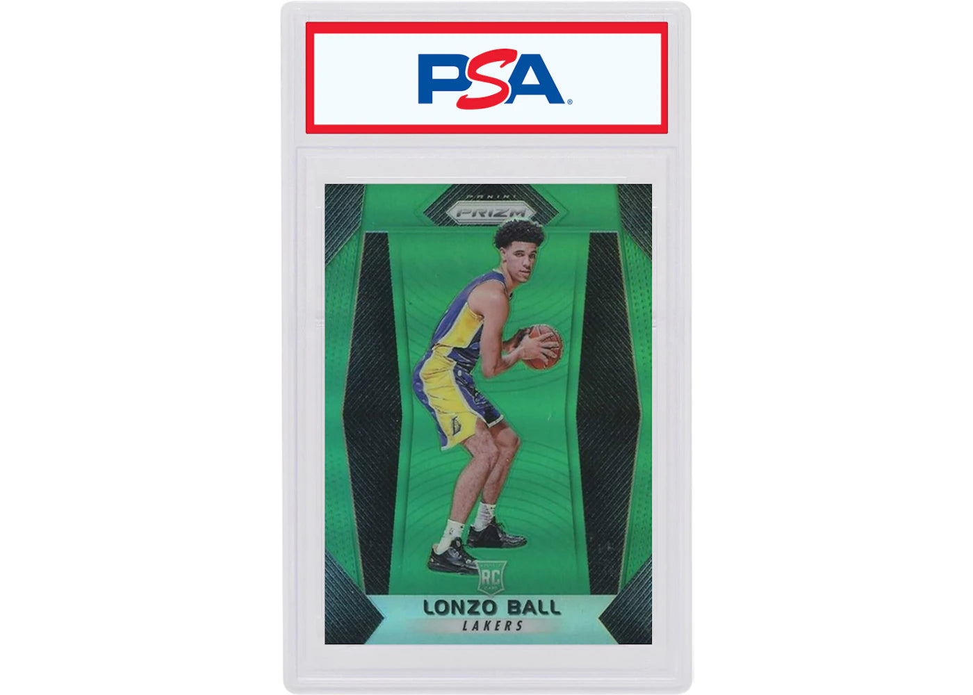Lonzo Ball 2017 Panini Prizm Rookie Green #289 (PSA or BGS Graded)