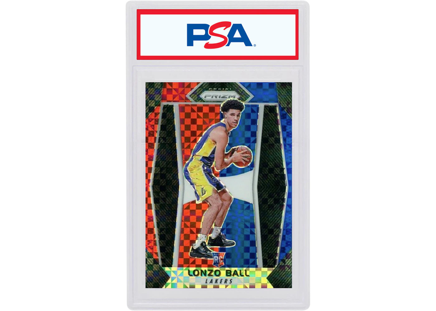 Lonzo Ball 2017 Panini Prizm Rookie Red/White/Blue #289 (PSA or BGS Graded)