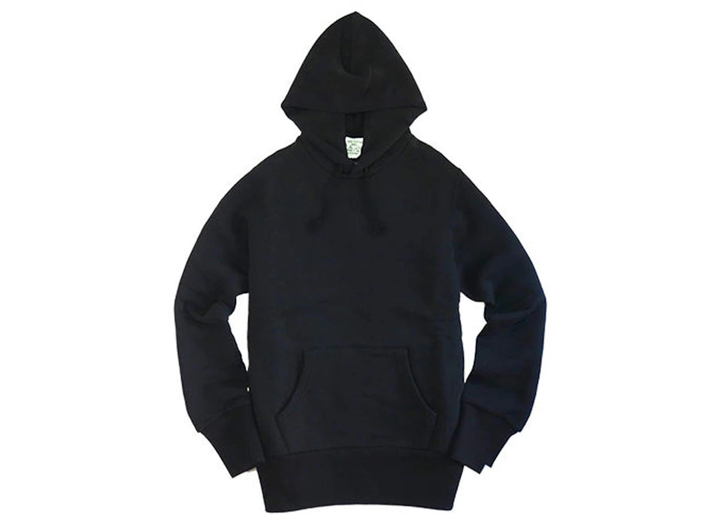 Loopwheeler LW264 Linen Pullover Hoodie Black