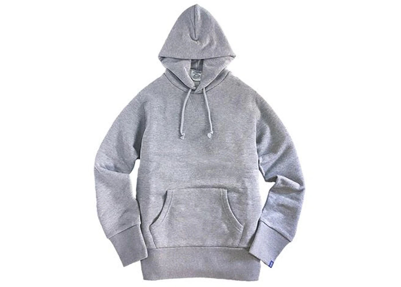 Loopwheeler LW264 Linen Pullover Hoodie Grey Melange