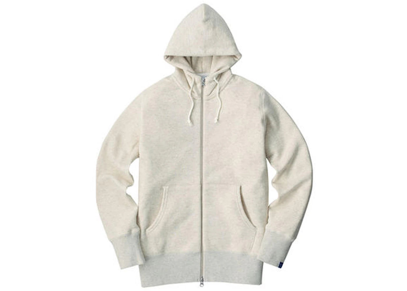 Loopwheeler LW290 Loop Knit High Zip Hoodie Oatmeal