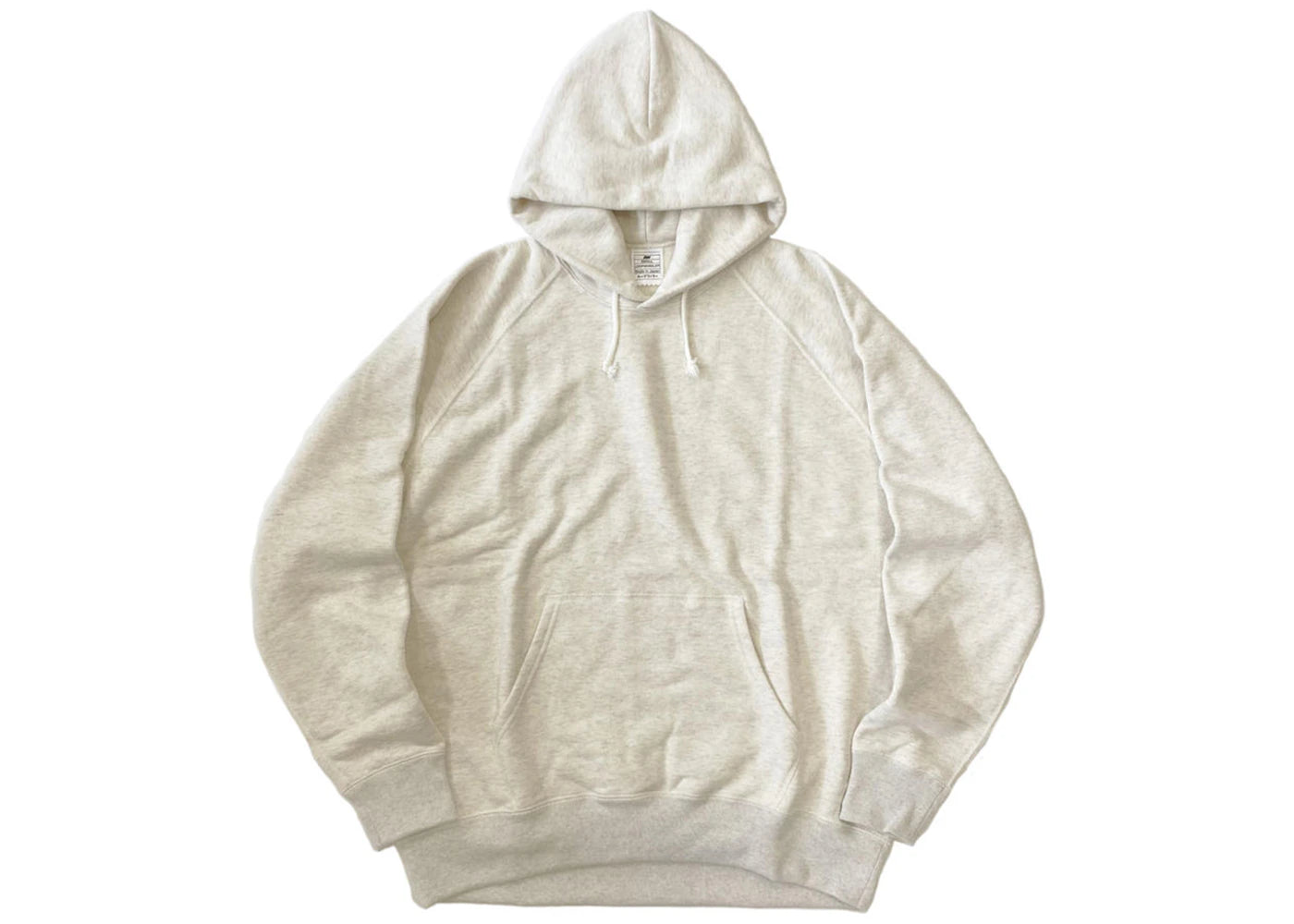 Loopwheeler LW322 Loopknit Relaxed Fit Pullover Hoodie Oatmeal