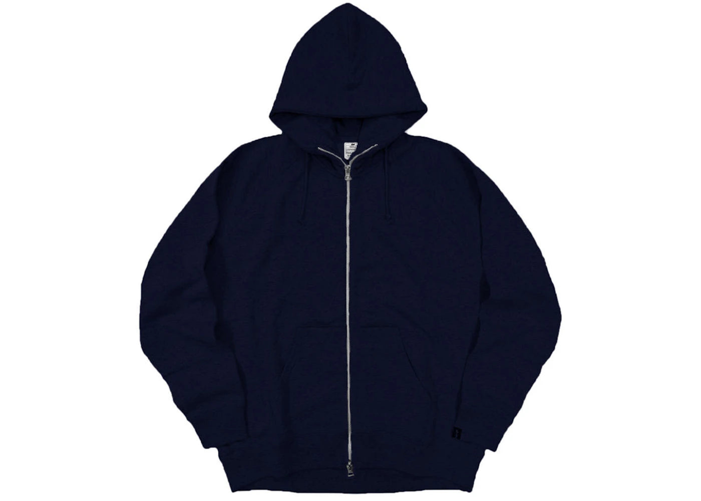 Loopwheeler LW323 Loop Knit Relaxed Fit Zip Hoodie Marine Navy