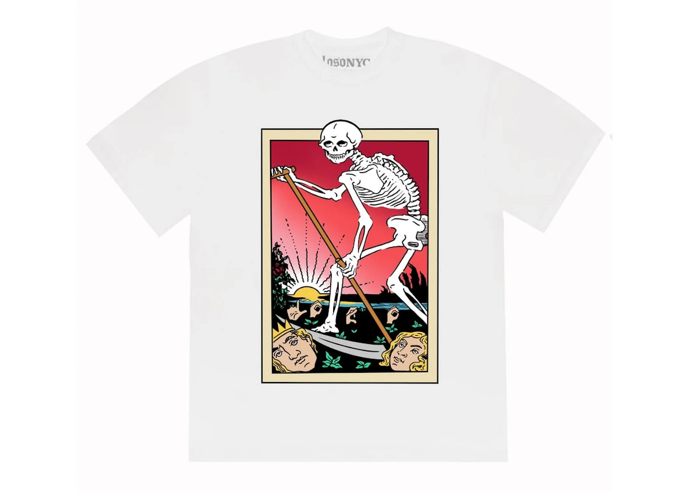 Loso Carta De Muerte Tee White