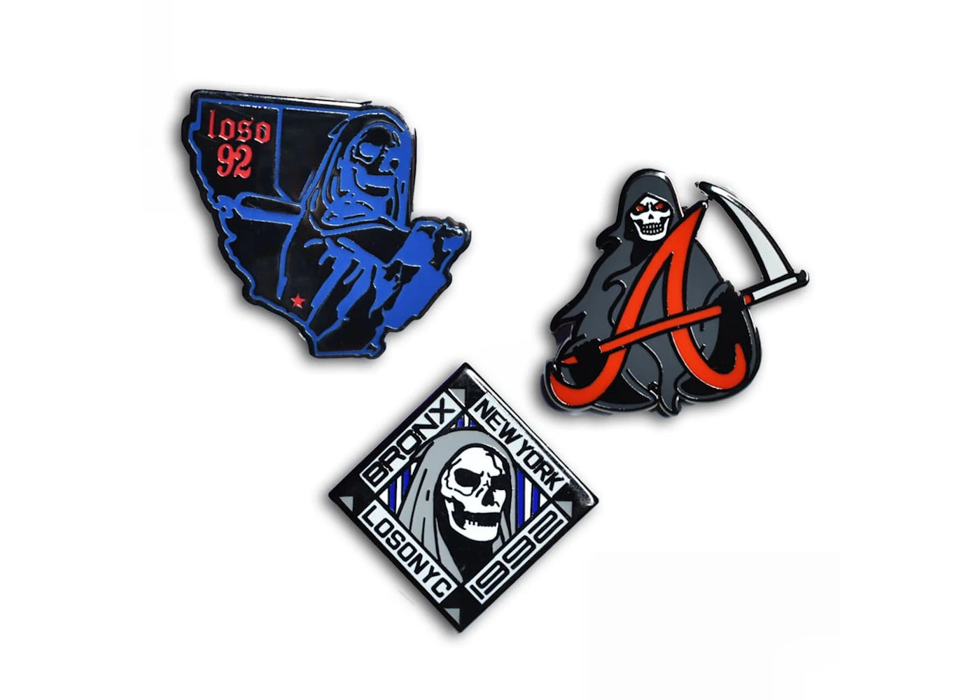 Loso City 3-Pack Pins Multi