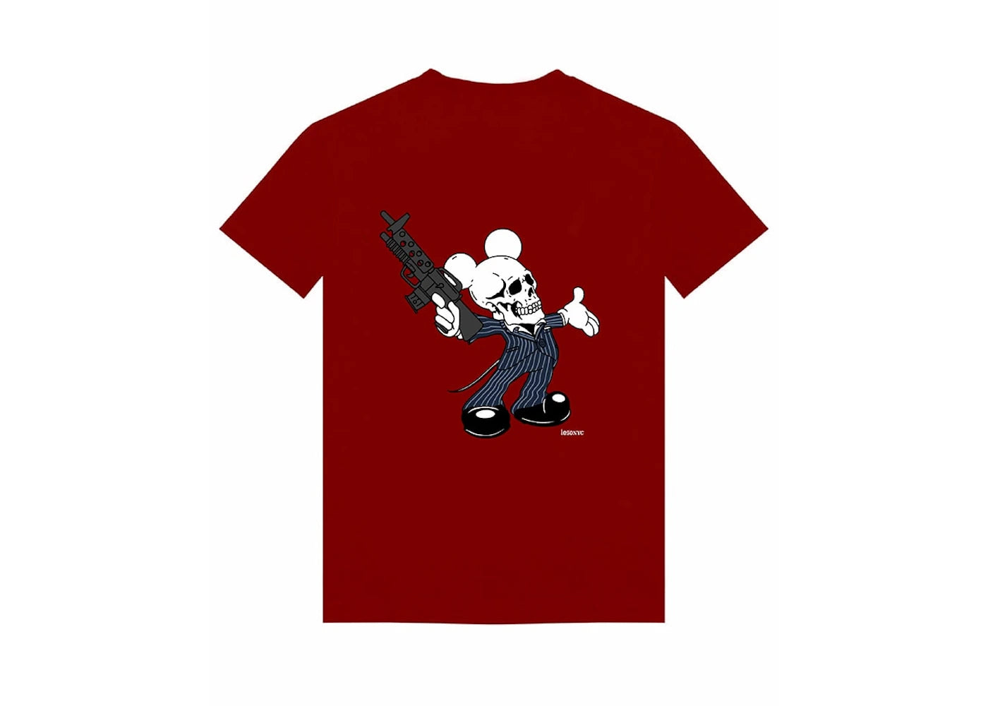 Loso Scarface Mickey Tee Maroon