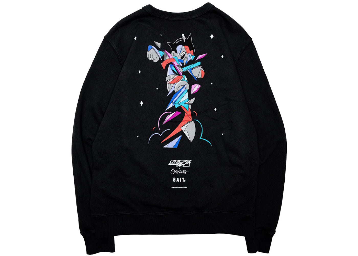 Louis De Guzman x Astro Boy x BAIT Crewneck Sweater Black