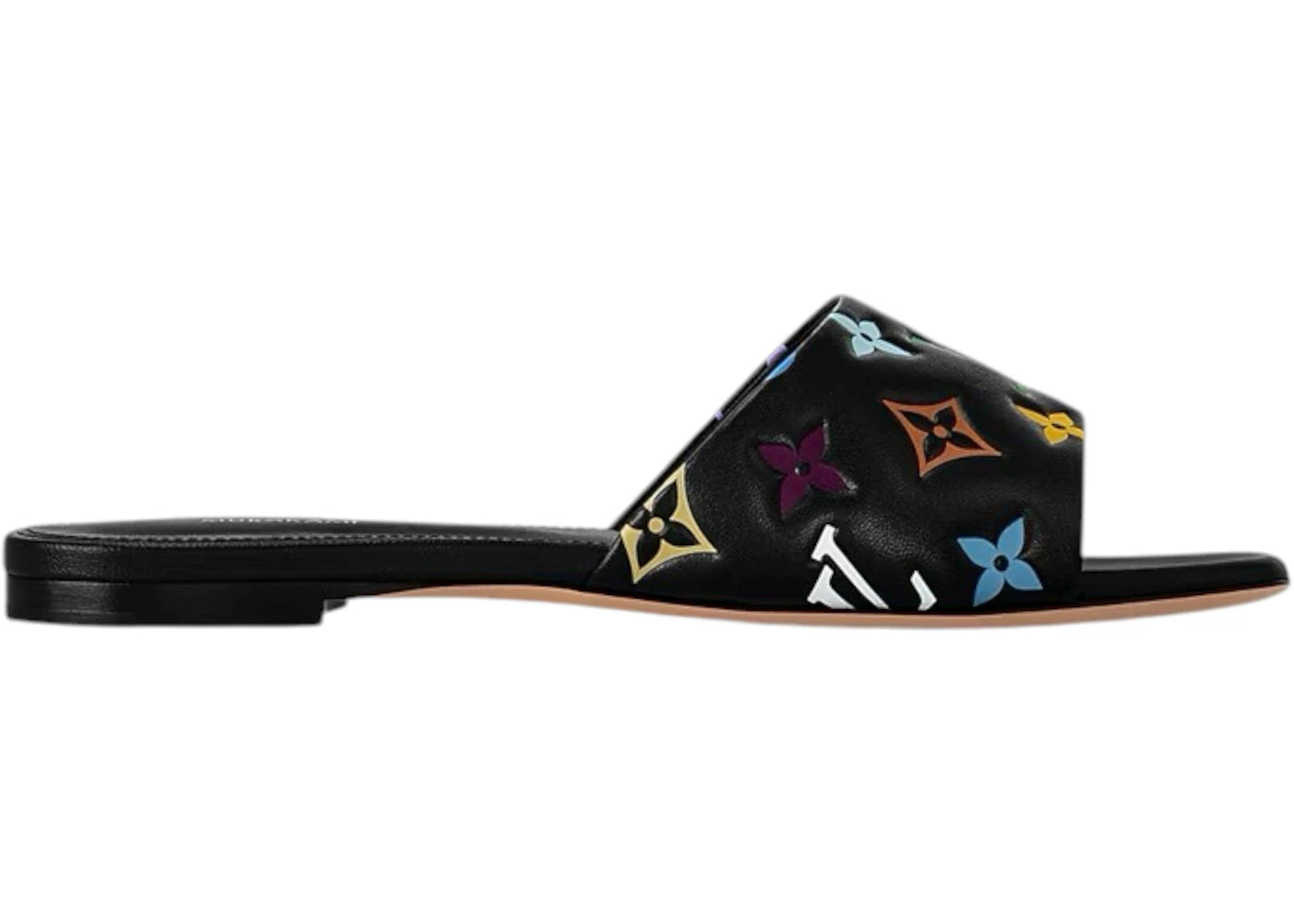 Louis Vuitton 6AM Flat Mules Takashi Murakami Black (Women's)