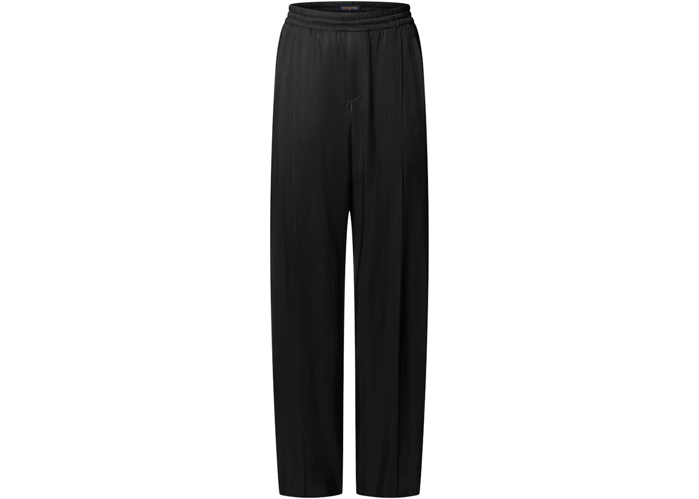 Louis Vuitton Bead-Embellished Silk Pajama Pants Black