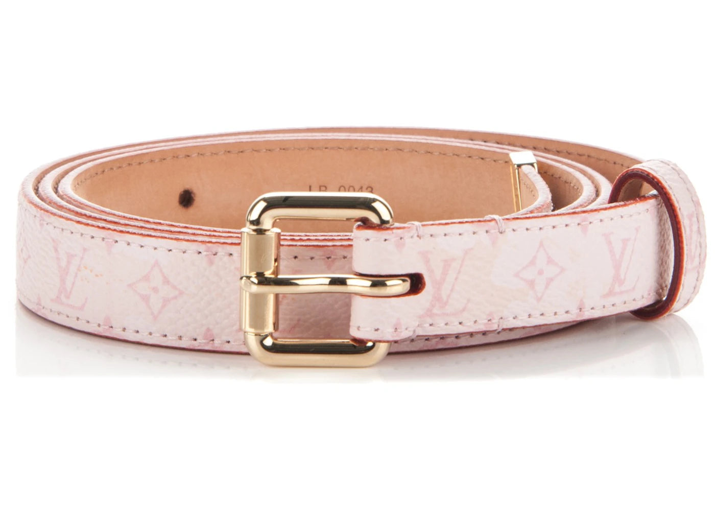 Louis Vuitton Belt Monogram Pink