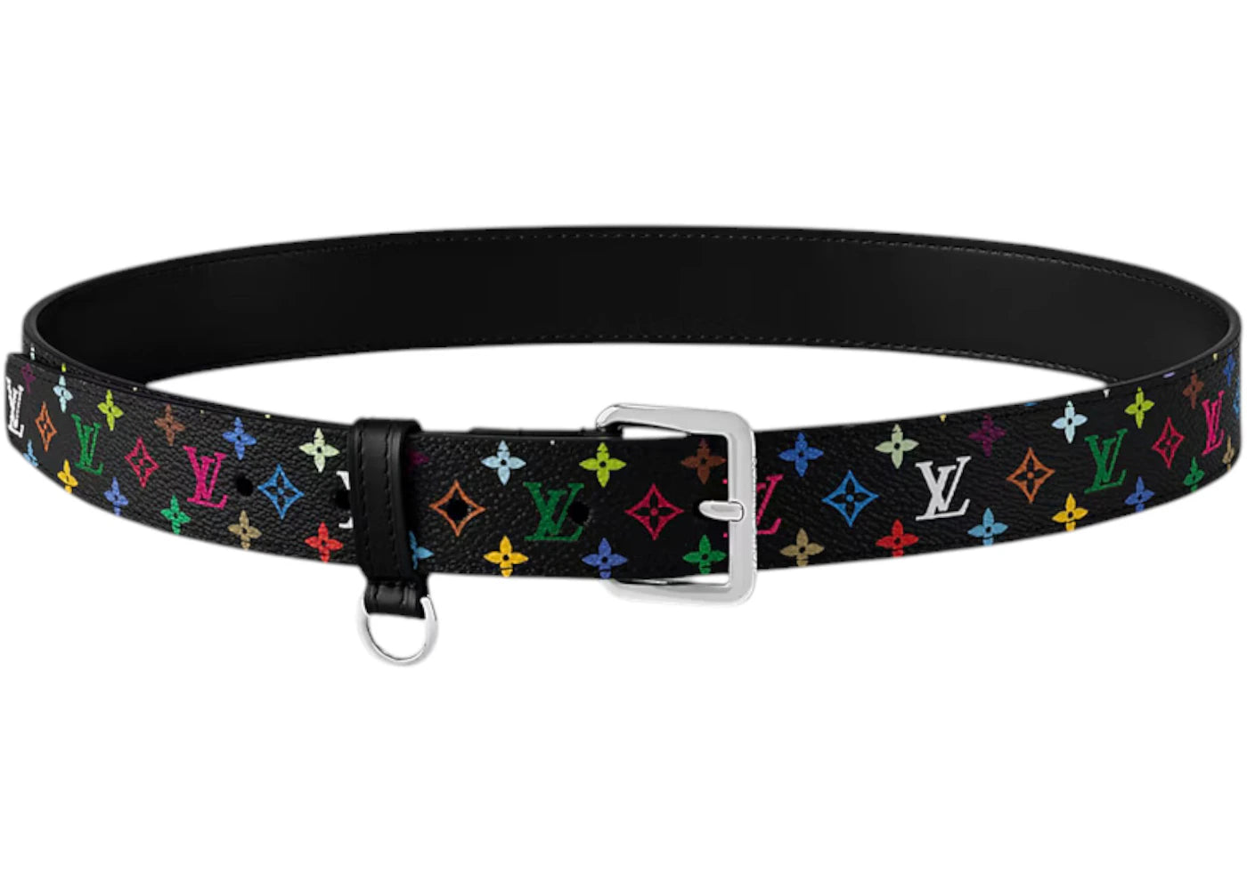 Louis Vuitton x Takashi Murakami LV D-Ring 30mm Belt Black Multicolored