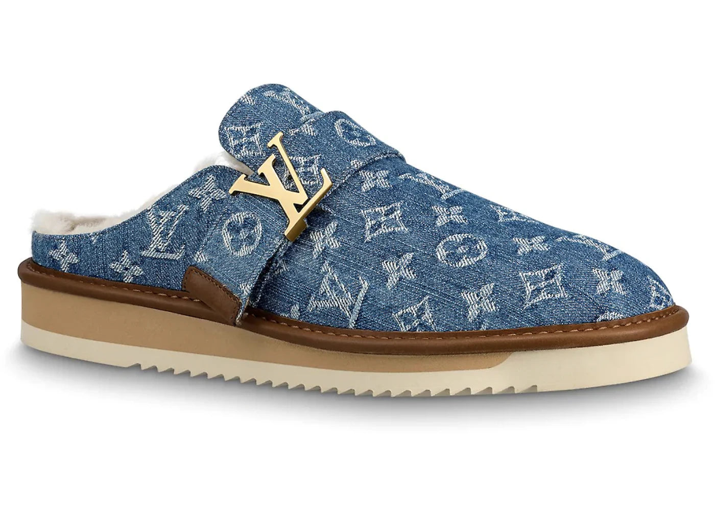 Louis Vuitton Cosy Mule Monogram Denim