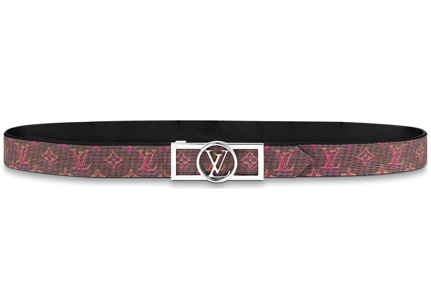 Louis Vuitton Dauphine Reversible Belt Monogram LV Pop 25MM Pink/Black