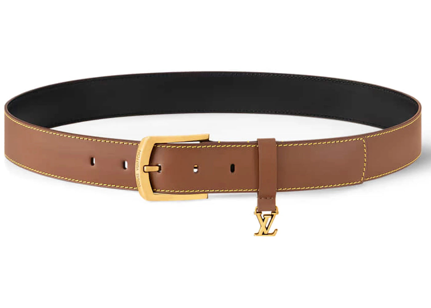 Louis Vuitton Everyday Pin 35mm Belt Brown
