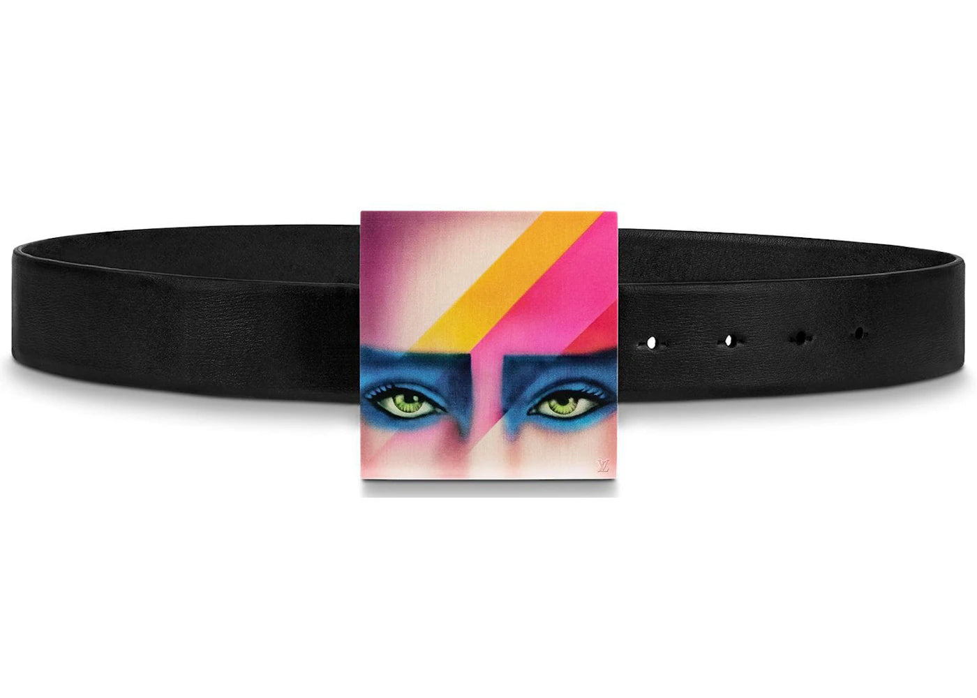 Louis Vuitton Faces Belt Eyes 35MM Black