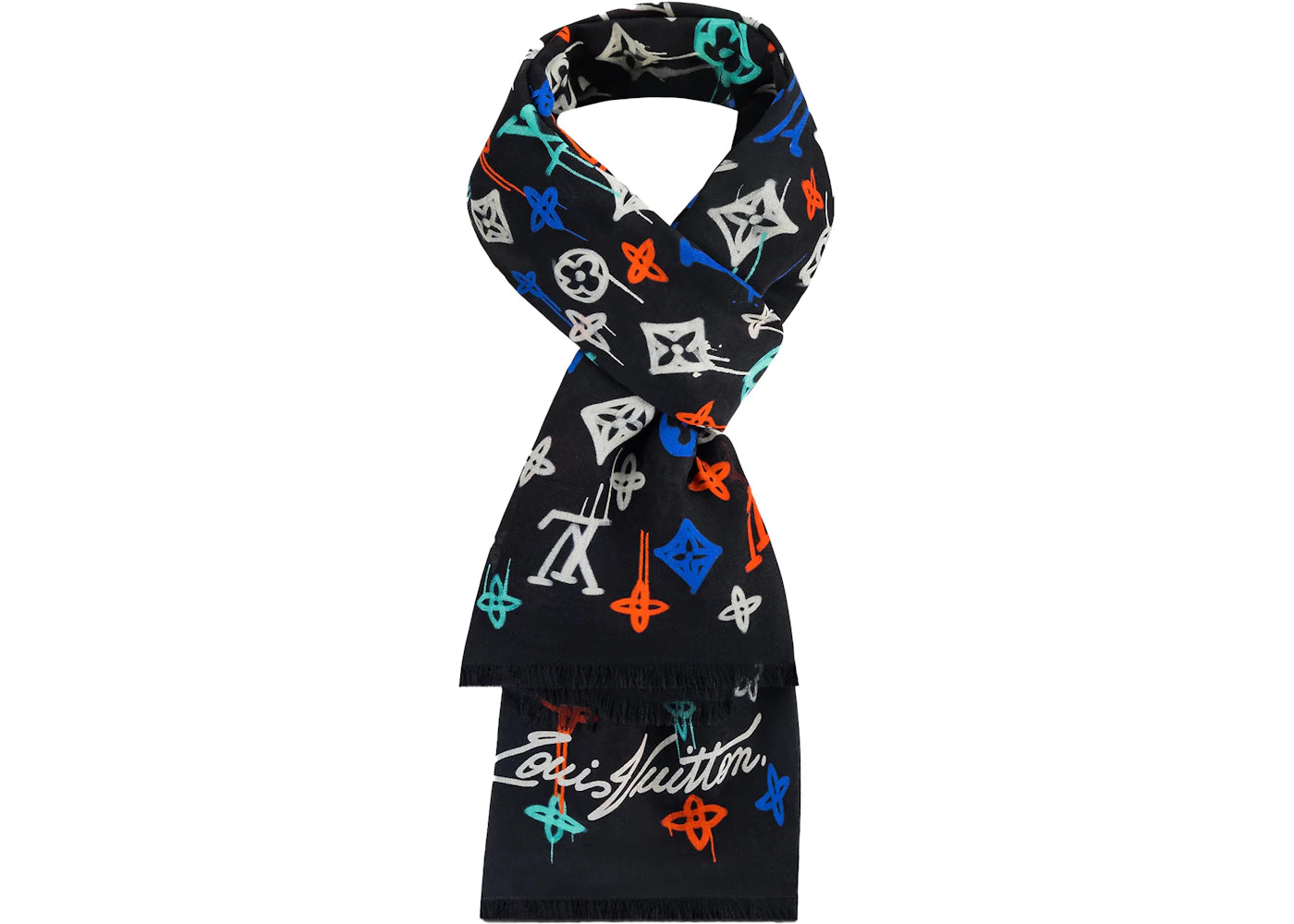 Louis Vuitton Graffiti Stole LV Graffiti Multicolor