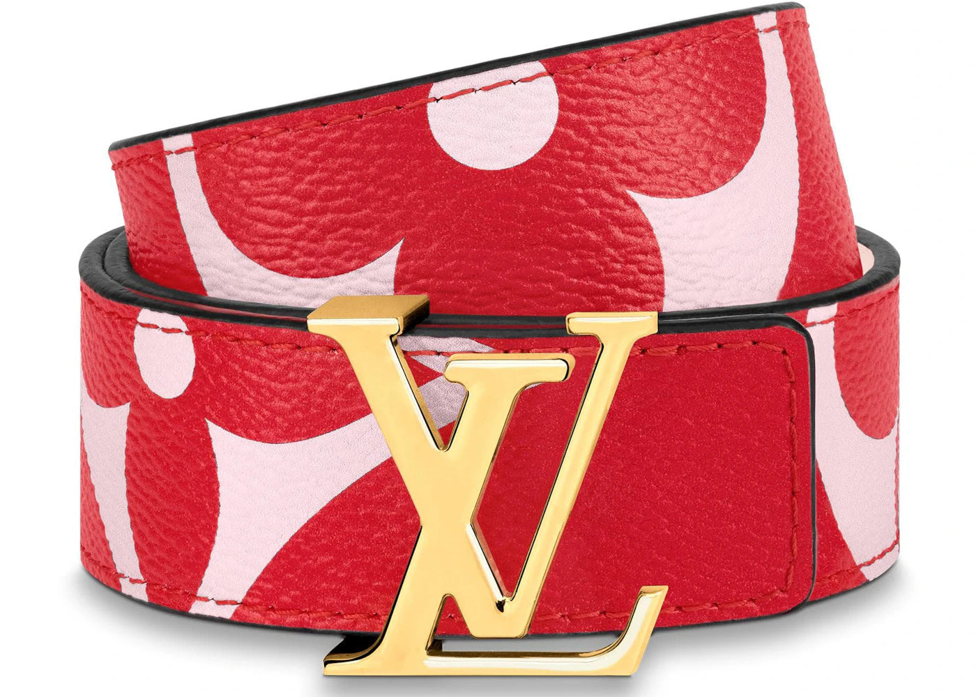 Louis Vuitton Iconic Reversible Belt Monogram Giant 30MM Red/Pink