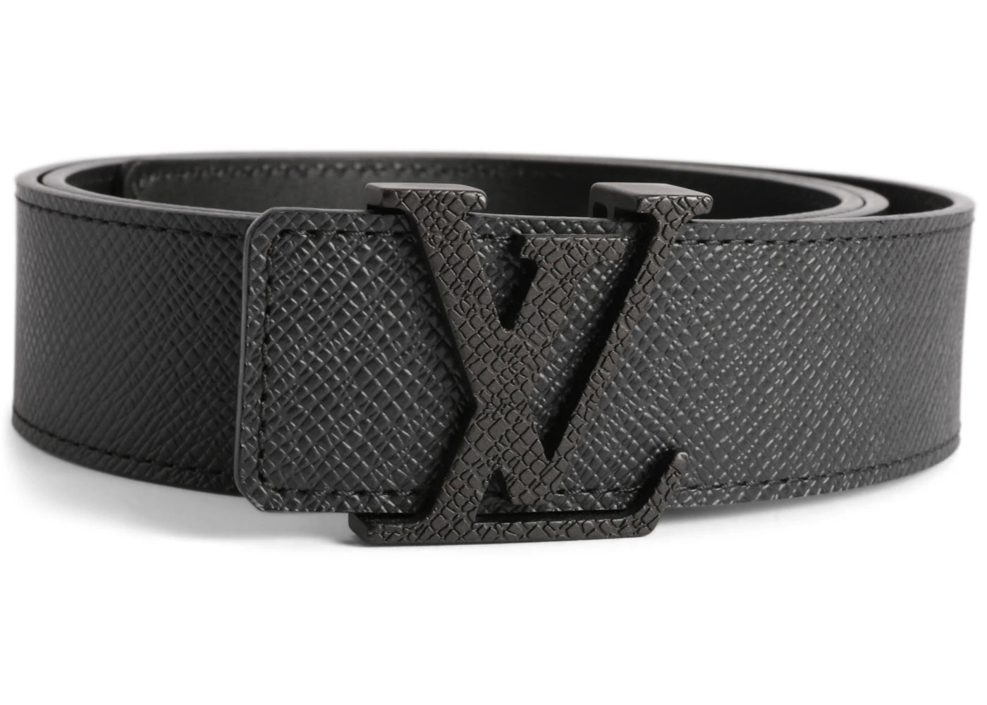 Louis Vuitton Initiales Belt Taiga Ardoise