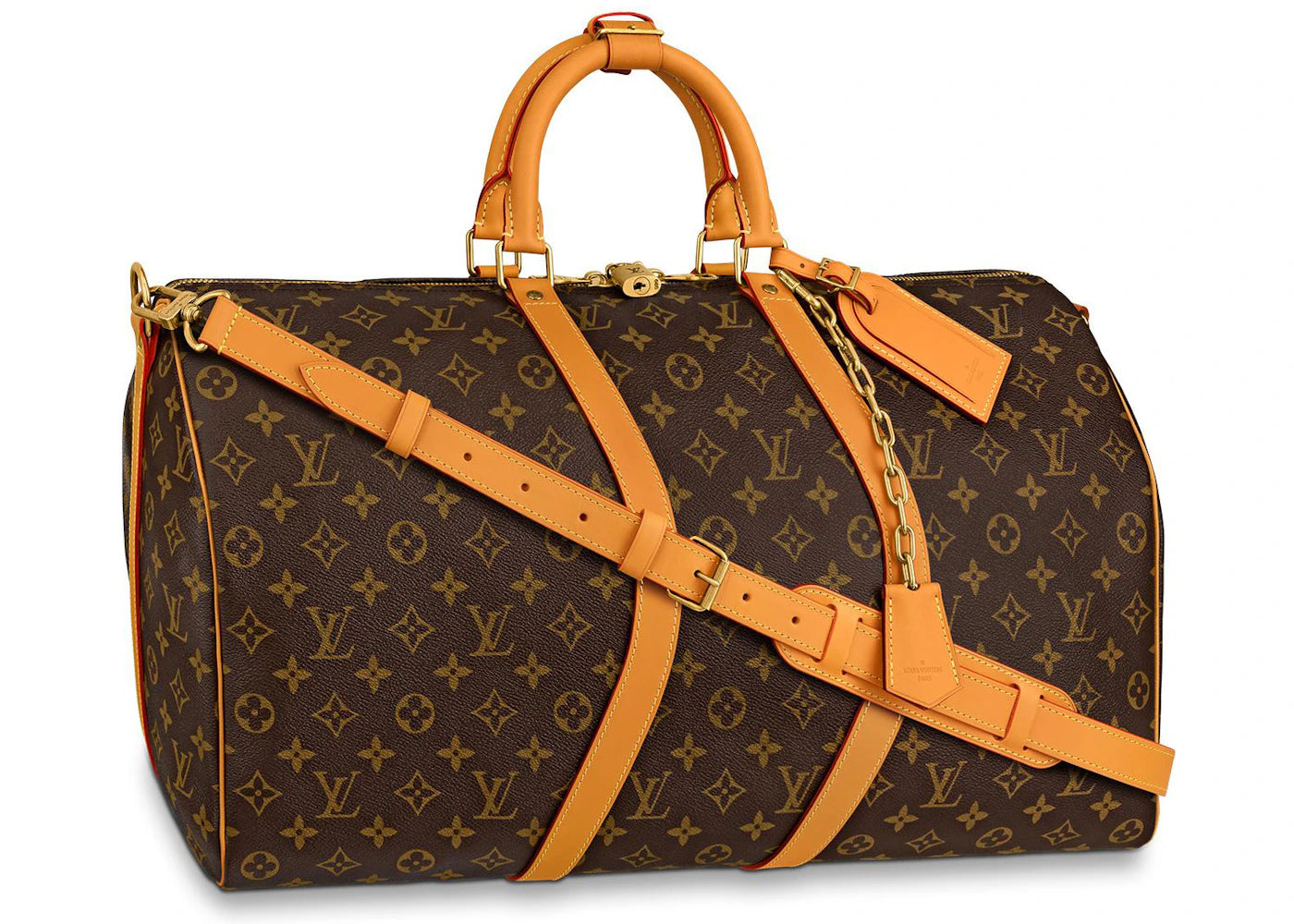 Louis Vuitton Keepall Bandouliere Wavy Monogram Legacy 50 Brown
