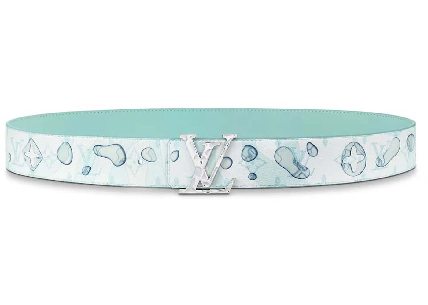 Louis Vuitton LV Aqua 40MM Reversible Belt Light Blue