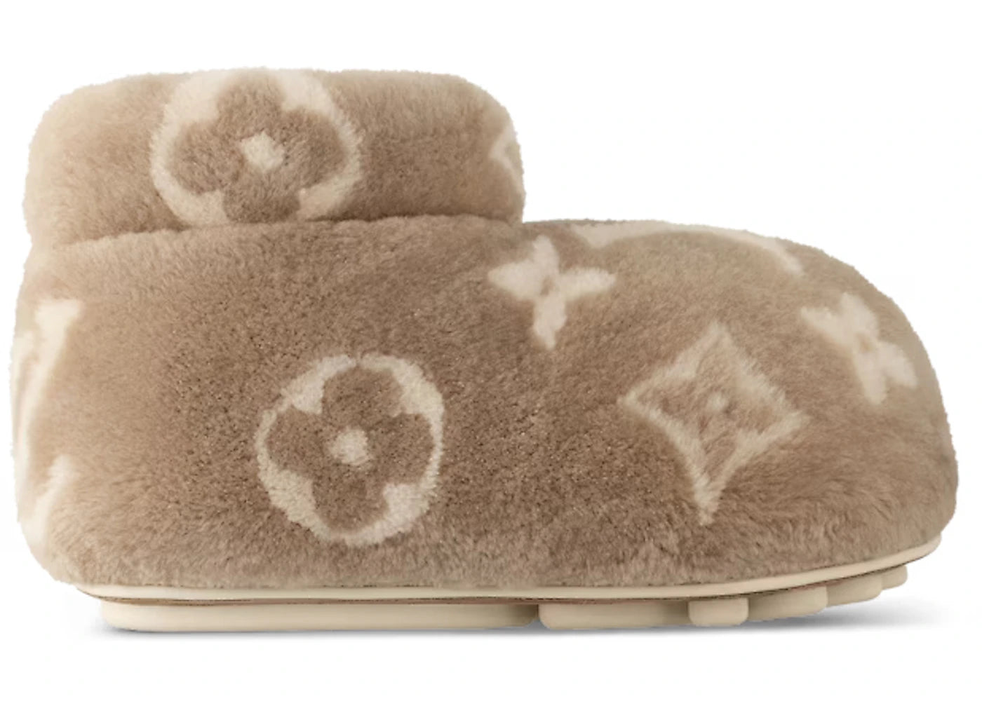 Louis Vuitton LV Footprint Low Boot Beige