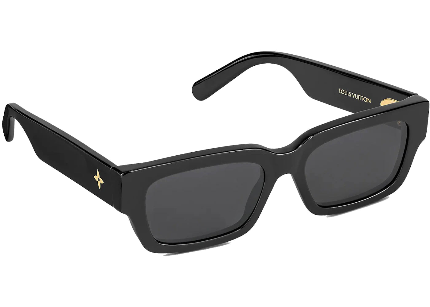 Louis Vuitton LV Frame Rectangle Sunglasses Black (Z1722W/E)