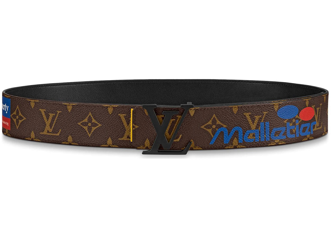 Louis Vuitton LV Initiales Belt Monogram Logo Story 40MM Brown