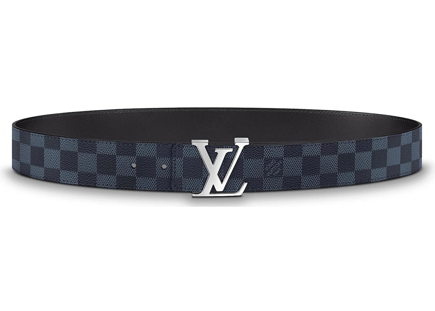 Louis Vuitton LV Initiales Reversible Belt Damier Cobalt 40MM Blue/Black