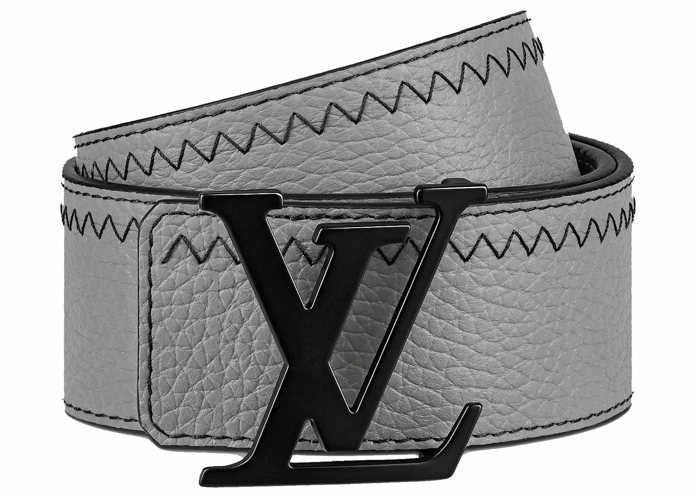 Louis Vuitton LV Intials Colours Blocks 40MM Reversible Belt Grey/Black