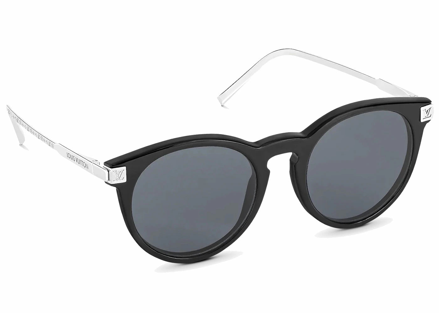 Louis Vuitton LV Rise Round Sunglasses Black/Silver (Z1669W/E)