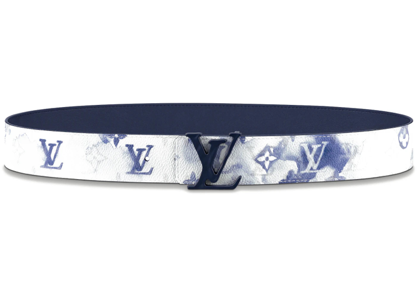 Louis Vuitton LV Shape Reversible Belt 40 MM Light Blue